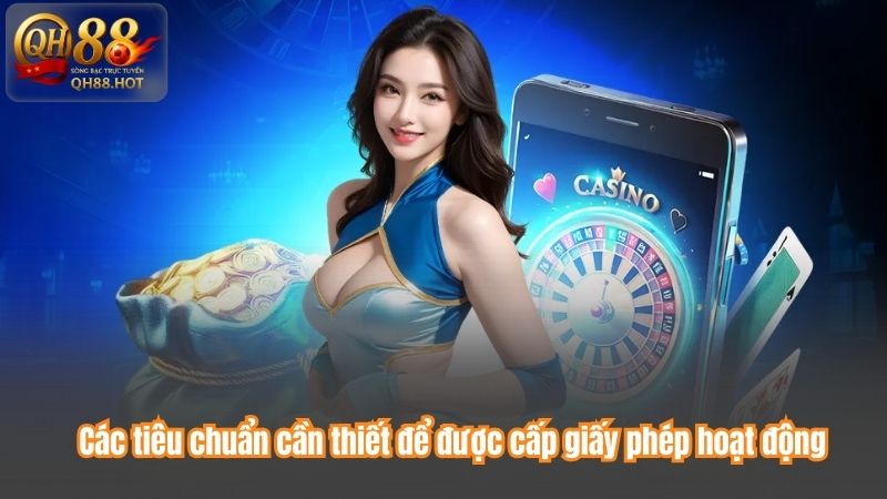 Các tiêu chuẩn cần thiết để được cấp giấy phép hoạt động