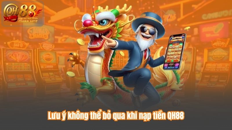 Lưu ý không thể bỏ qua khi nạp tiền QH88